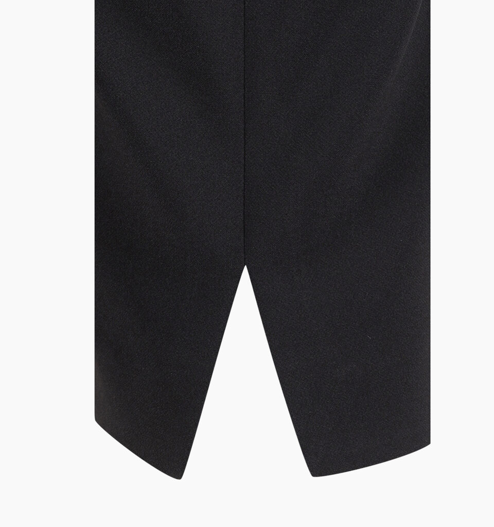 Black slim fit Capri pants - null - Black | Sisley K image number 4